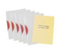Eichner Chemises à pince en PP Eichner 0,45 mm, transparent clair Quantité:25