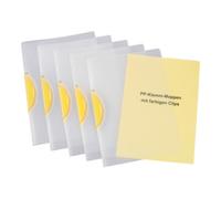 Eichner Chemises à pince PP Eichner 0,45mm, transparent clair jaune Quantité:25
