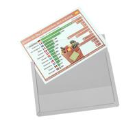 Eichner Eichner Pochette transparente magnétique en PVC dur transparent DIN A4 paysage, transparent Quantité:10