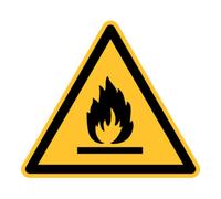 Eichner Panneau d'avertissement Eichner Matières inflammables Quantité:1