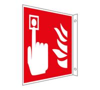 Eichner Panneau de drapeau de protection contre l'incendie Eichner Téléphone de détection d'incendie Quantité:1