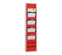 Eichner Planificateur d'atelier H1278xl315xP74 mm rouge pompier, RAL 3000 1 rangées Quantité:1