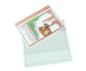 Eichner Pochette transparente magnétique Eichner en PVC dur DIN A4 paysage, gris Quantité:10