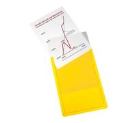Eichner Pochette transparente magnétique Eichner en PVC dur DIN A4 portrait, jaune Quantité:10