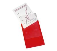 Eichner Pochette transparente magnétique Eichner en PVC dur DIN A4 vertical, rouge Quantité:10