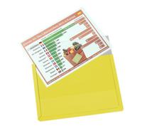 Eichner Pochette transparente magnétique Eichner en PVC rigide DIN A4 paysage, jaune Quantité:10