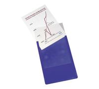 Eichner Pochette transparente magnétique Eichner en PVC rigide DIN A4 vertical, bleu Quantité:10
