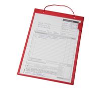 Eichner Sac d'application avec ferm. velcro, cordon et pochettes DIN A4 LxHmm rouge UE 1 Quantité:10