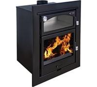 Eider Biomasa Poêle à bois - 10,2 kW - modèle INSERT ASTON - jusqu'à 225 m³ - H.97 x l.73,5 x P.50 cm G