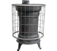 Eider Biomasa Poêle à bois - modèle Rustica Exteriores - 8,53 kW - jusqu'à 190 m³ - H.68 x l.52 x P.41 cm G