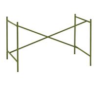 Eiermann 1 Cadre de table Richard Lampert Croisillons au centre - Vert olive - L 110 x H 66 x P 78 cm - LAMPERT EIERMANN 1