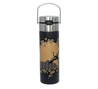 Eigenart LEEZA Komorebi 11019 Gourde isotherme à double paroi en acier inoxydable avec bouchon sport et passoire, sans BPA, 500 ml