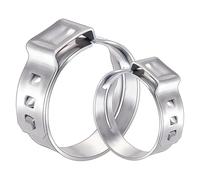 Eighosee 35 Colliers de Serrage PEX 3/4 Pouces, Bague de Sertissage Pex en Acier Inoxydable, Collier de Serrage à Oreille pour Raccords de Tuyaux Pex
