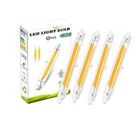 EIMOPE Ampoules R7S LED 118mm 20W Dimmable, R7S LED Ampoules COB Double Ended, Blanc Naturel 4000K, 2000LM, Equivalente à Lampe Halogène R7S 100W 200W, Éclairage à Faisceau 360 °, Paquet de 4