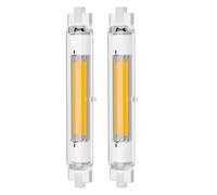 EIMOPE Ampoules R7S led 118mm Dimmable 30w, Blanc Naturel 4000K, 3000LM, Ampoules R7S LED COB Double Ended 118mm 30w Remplace 200W 300W Ampoules Halogènes, Éclairage à Faisceau 360 °, Paquet de 2