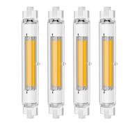 EIMOPE Ampoules R7S LED 118mm Dimmable 30w, R7S LED COB Ampoules Double Ended, Blanc Naturel 4000K, 3000LM, Equivalente à Lampe Halogène R7S 200W 300w, Éclairage à Faisceau 360 °, Paquet de 4