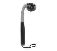 EIMSOAH Brosse de Douche électrique, épurateur de Corps, 2 Vitesses, étanche IPX6, Manche Long, 4 Têtes de Brosse pour le Nettoyage et L'exfoliation (Noir (USB))
