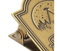EIMSOAH Pince à Reliure en Laiton Vintage Unique pour Journal, Carnet de Notes, Papier à Dessin, Pince à Livre Décorative avec Forte Force de Serrage, 1 X à Reliure (Tapez 2)
