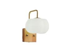 EINES Appliques murales Applique Murale Moderne Simple en Grain De Bois, Lampe Chevet Créative for Chambre À Coucher, Fond Salon Appliques et Appliques(A)