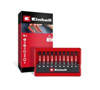 Einhell Impact Bit Taschenbox 10tlg 118653 Jeu d'embouts 1/4\ (6.3 mm), PH, PZ, hexagonal, TX