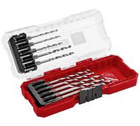 Einhell Jeu de forets pour métal 108723 HSS 4241 10 pièces (2-6,5 mm) S-CASE, queue E 6.3