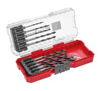 Einhell 108733 Jeu de forets pour le bois 10 pièces 3 mm, 4 mm, 5 mm, 6 mm, 7 mm, 8 mm 1 set