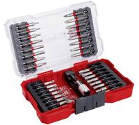 Einhell 118903 Jeu dembouts 33 pièces clé plate, Tamper Torx, Tri-Wing, PH, PZ, TORQ-SET®, vis à fente mandrin à serrage rapide, fonction de retenue