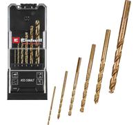 Einhell 249006 HSS-Co Jeu de forets pour le métal 2 mm, 3 mm, 4 mm, 5 mm, 6 mm,