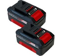 Einhell 2x Power X-Change Batterie 18 V 4,0 Ah Li-Ion ( 2x 4511396 ) avec indicateur de charge
