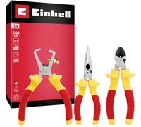 Jeu de pinces d'électricien EINHELL VDE, 370540, 160 mm, 3 pièces