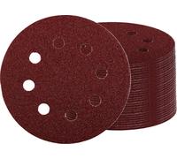 Einhell 492190 Papier abrasif pour ponceuse excentrique Grain 180 (Ø x H) 125 mm x 13 cm 100 pc(s)
