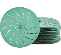 Einhell disque abrasif multi-trous, Ø 125 mm, grain 180, 50 pièces (fixation auto-agrippante, oxyde d’aluminium, Ø 125 mm, 138 trous, trous de 2 mm, entraxe 65 mm, pour ponceuses excentriques)