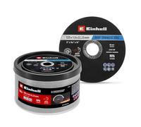 Einhell 50 disques à tronçonner fins, inox, Ø 125 x 1 mm | Coupe de précision | travail du métal | alésage de 22,23 mm | certifié MPA | modèle plat | boîte incluse