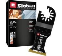 Einhell Lame de scie plongeante 708063 – 35 mm, denture carbure revêtue titane, bi-métal, PTFE, 1 pc