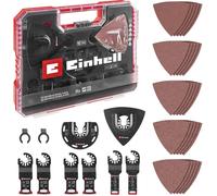 Einhell 708136 XLPLUS-CASE HCS, Oxyde daluminium, Acier Chrome-Vanadium Set outils multifonction 1 set