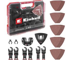 Einhell 708136 XLPLUS-CASE HCS, Oxyde daluminium, Acier Chrome-Vanadium Set outils multifonction 1 set