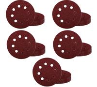 Einhell 817850 Papier abrasif pour ponceuse excentrique Grain 60, 80, 120, 180, 240 (Ø x H) 125 mm x 13 cm 50 pc(s)
