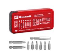 Einhell 9 pièces jeu d’embouts | Embouts de 25 et 50 mm | porte-embout magnétique de 60 mm | acier CrV | marquage des profils | boîte distributrice incluse