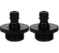 Einhell Adaptateur mâle 33,3 mm (accessoire de pompes dotées d’un filetage femelle 33,3 mm/1", permet de brancher un tuyau d’arrosage) (Lot de 2)