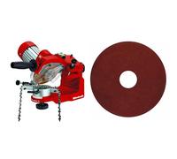 Einhell Affûteuse de chaîne de tronçonneuse électrique GC-CS 235 E (235 W, Epaisseur de la meule 3,2 mm, Dispositif de serrage) & Meule abrasive de rechange 4,5 mm