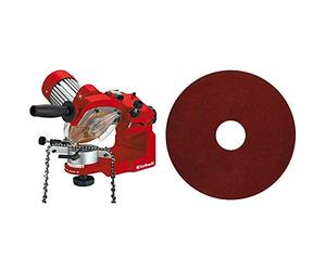 Einhell Affûteuse de chaîne de tronçonneuse électrique GC-CS 235 E (235 W, Epaisseur de la meule 3,2 mm, Dispositif de serrage) & Meule abrasive de rechange 3,2 mm
