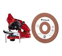 Einhell Affûteuse de chaîne de tronçonneuse électrique GC-CS 85 E (85 W, Epaisseur de la meule 3,2 mn, Dispositif de serrage, Livrée avec 1 meule abrasive) & Meule abrasive de rechange 4,5 mm