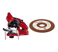 Einhell Affûteuse de chaîne de tronçonneuse électrique GC-CS 85 E (85 W, Epaisseur de la meule 3,2 mn, Dispositif de serrage, Livrée avec 1 meule abrasive) & Meule abrasive de rechange 3,2 mm