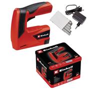 Einhell Agrafeuse électrique TC-CT 3,6 Li | 3,6 V | 1,3 Ah | 30 tirs/min | Softgrip | sécurité de contact | boîte métal | 1000 agrafes | chargeur