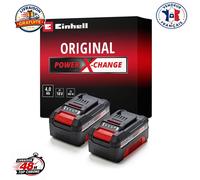 Einhell Batterie PXC 18 V 4,0 Ah Lot de 2 Power X-Change Twin-Pack