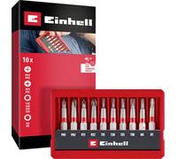 Einhell Bit Taschenbox 10tlg 118643 Jeu d'embouts PH, PZ, 6 pans intérieurs, TX
