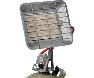 Einhell Chauffage radiant à gaz GS 4400, puissance de chauffage 2900 - 4400 watts, avec détendeur de gaz 50 mbar et tuyau de gaz, pour bouteilles de propane et de butane de 5 ou 11 kg (non fournies)
