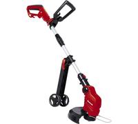 Einhell Coupe-bordures électrique GE-ET 5027, puissance 500 watts, largeur de coupe double fil 27 cm, guidon télescopique en continu, soulagement de la traction du câble, 3402090