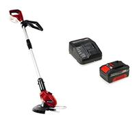Einhell Coupe-bordures sans fil sur batterie GE-CT 18 Li Solo Power X-Change (18 V,Diam. de coupe lame 24 cm,Livré avec 20 lamelles en PVC) avec Chargeur et Batterie 4,0Ah
