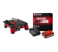 Einhell Coupe-carrelage sans fil TE-TC 18/115 Li-Solo Power X-Change (Li-Ion, 18 V, régime maximal de 3 800 tr/min, vendu avec disque de coupe 115 mm) avec Chargeur et Batterie 4,0Ah